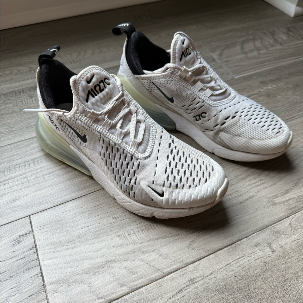 Nike Air Max 270 White Black Sneakers